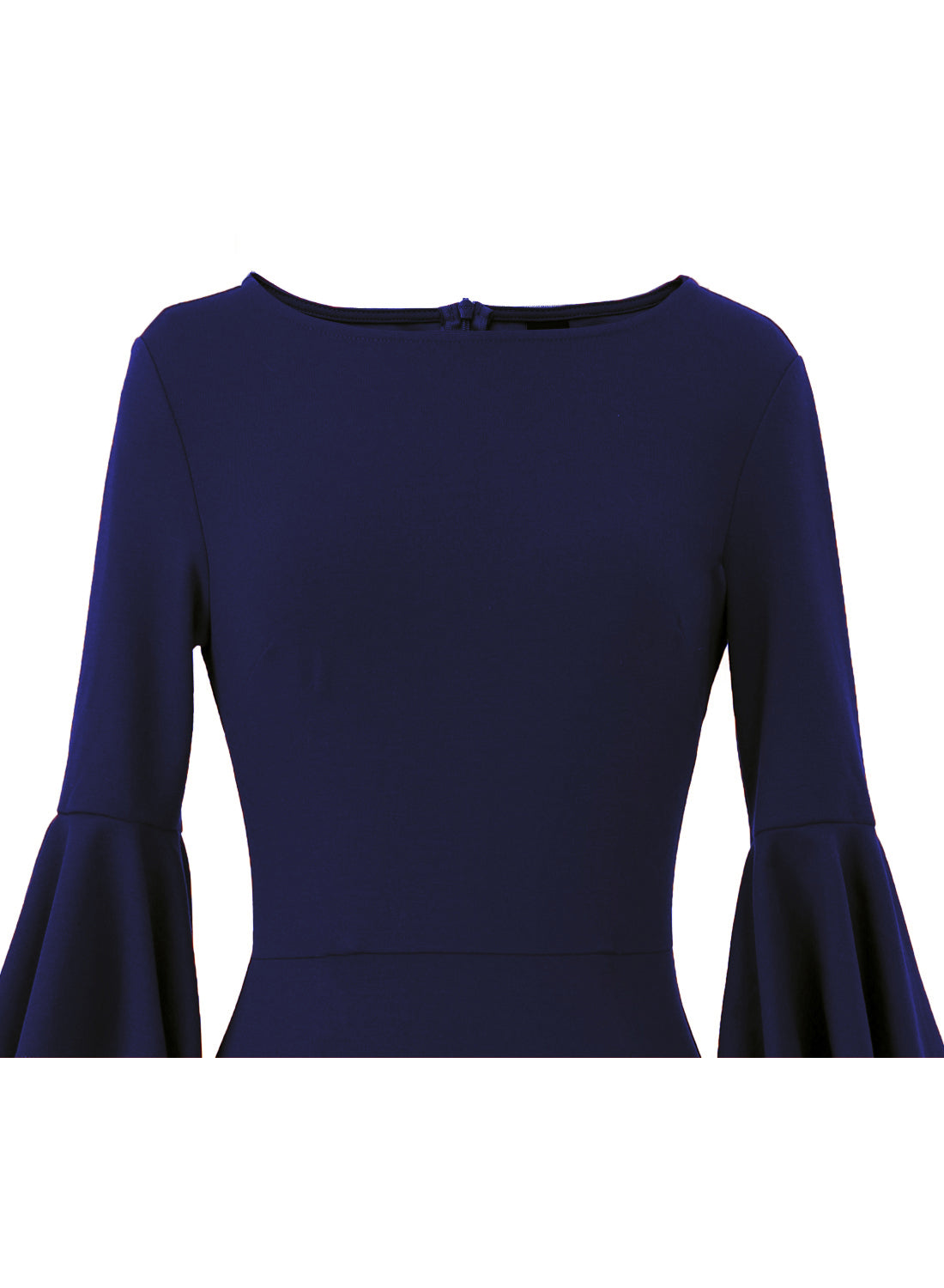 VFSHOW Womens Ruffle Bell Sleeves Cocktail Party Wedding Guest Slim Bodycon Graduation Birthday Party Pencil Sheath Dress