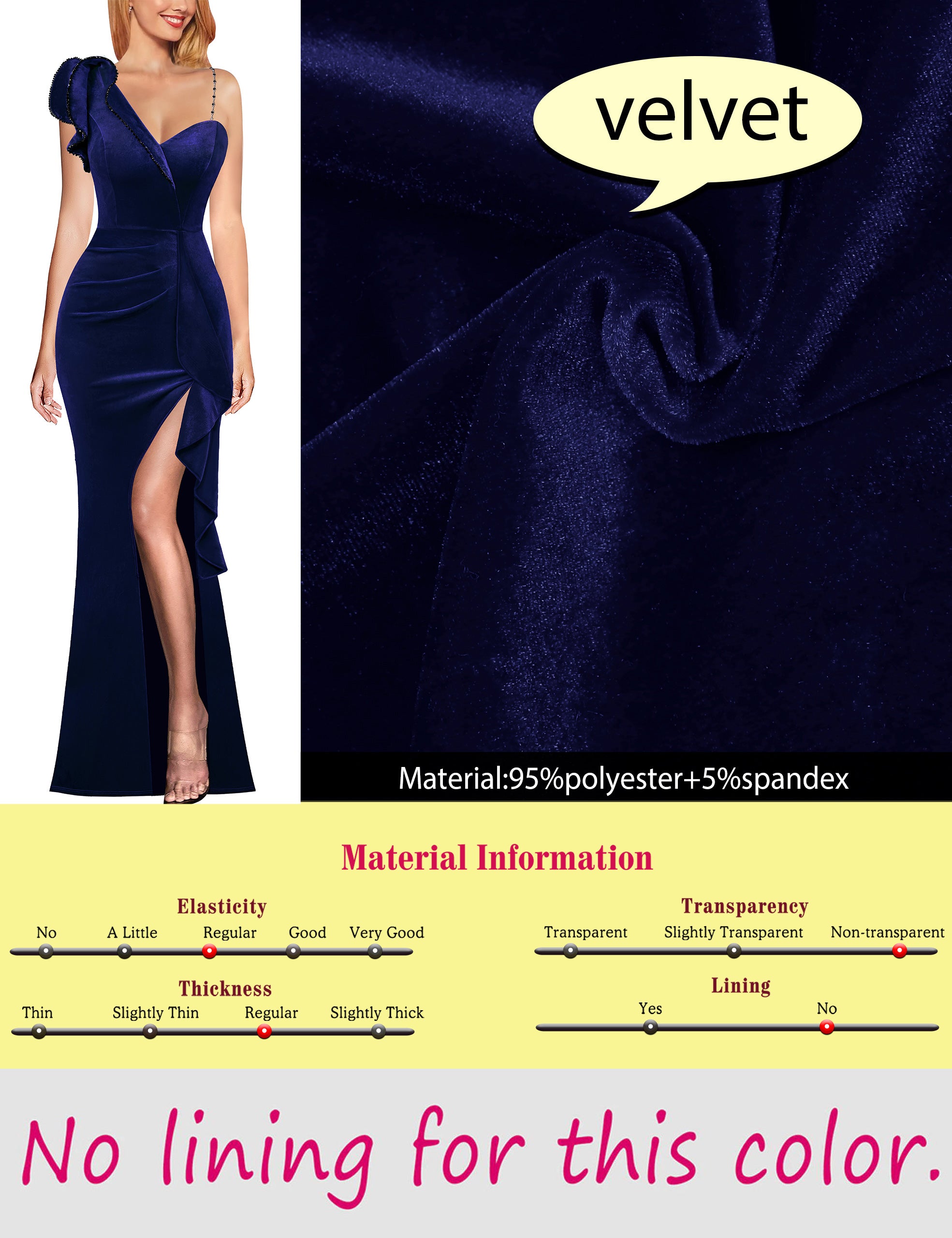 VFSHOW Womens Formal Prom Elegant Ruffle One Shoulder Beaded Strap Ruched Slit Maxi Dress Wedding Evening Long Gown